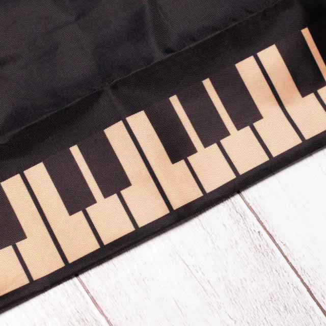 ピアノ鍵盤 エコバッグ 音楽雑貨 音楽グッズ 鍵盤エコバッグ