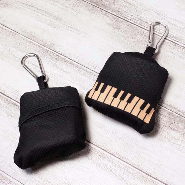ピアノ鍵盤 エコバッグ 音楽雑貨 音楽グッズ 鍵盤エコバッグ