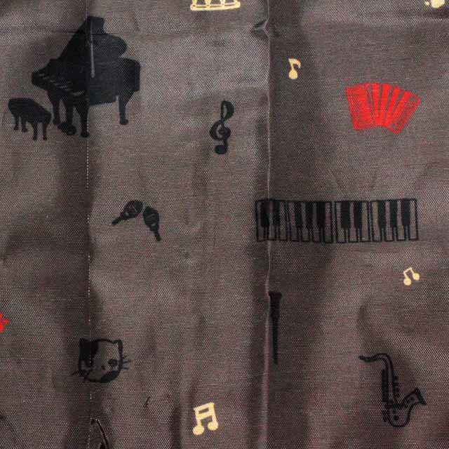 にきゅう楽団 グランドピアノ エコバッグ 音楽雑貨 音楽グッズ 鍵盤エコバッグ