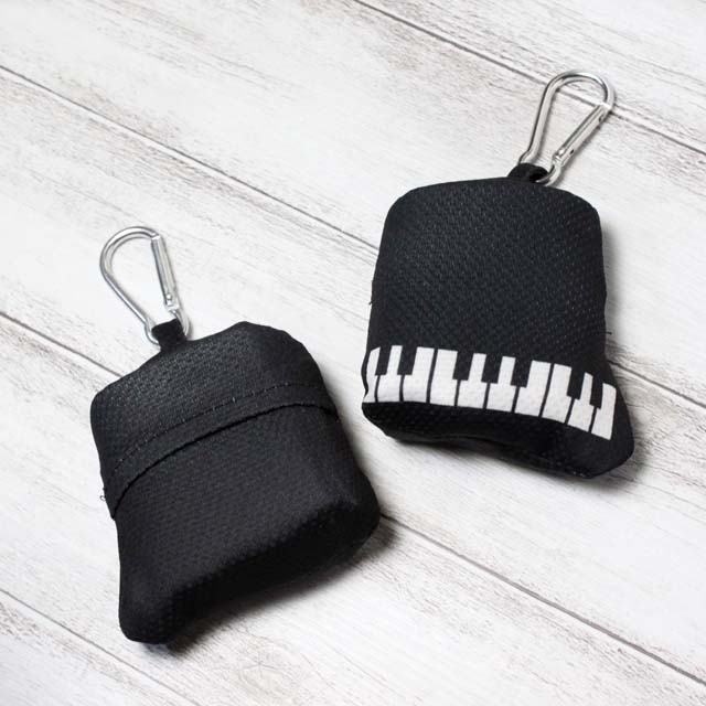 にきゅう楽団 グランドピアノ エコバッグ 音楽雑貨 音楽グッズ 鍵盤エコバッグ