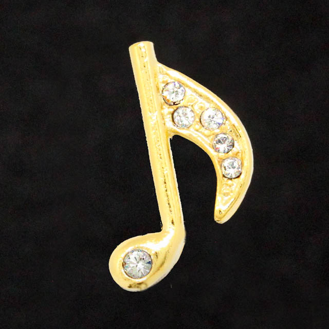 ジュエルピン mini ８分音符 note 楽器アクセサリー 音楽グッズ 音楽雑貨