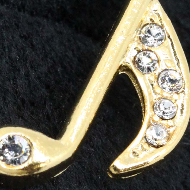 ジュエルピン mini ８分音符 note 楽器アクセサリー 音楽グッズ 音楽雑貨