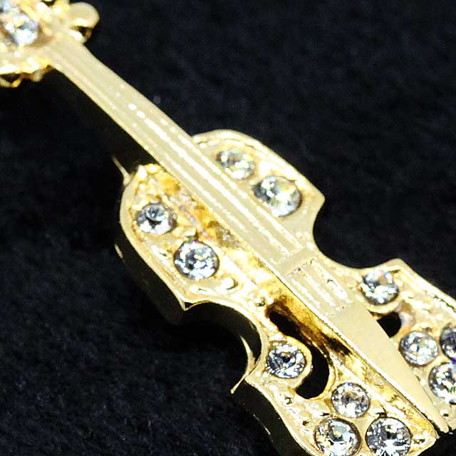 ジュエルピン mini ヴァイオリン Violin 楽器アクセサリー 音楽グッズ 音楽雑貨