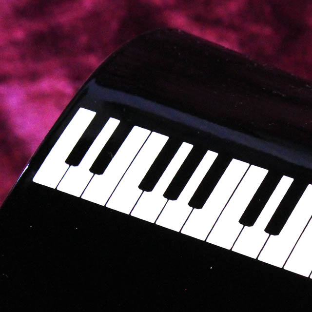 ピアノ piano ピアノグッズ鍵盤 ゴミ箱 ダストボックス 音楽雑貨 音楽グッズ