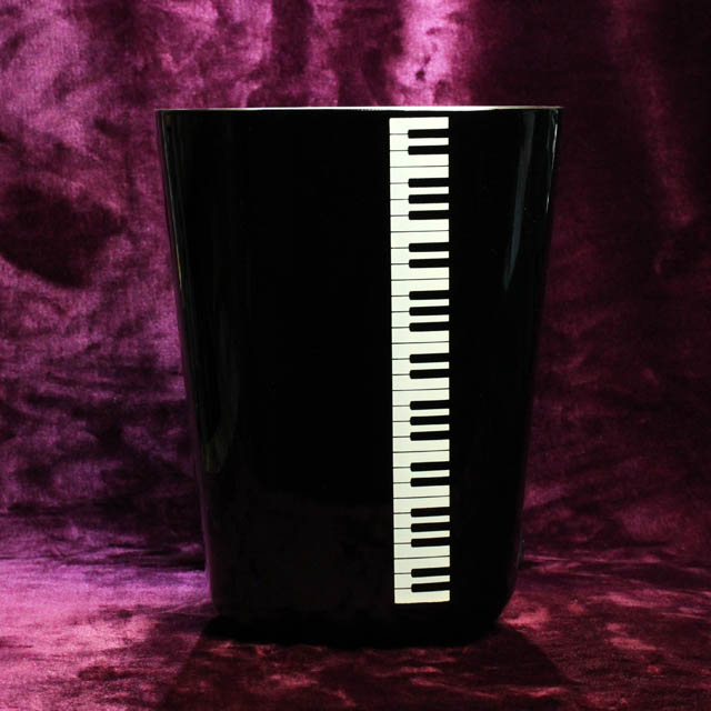 ピアノ piano ピアノグッズ鍵盤 ゴミ箱 ダストボックス 音楽雑貨 音楽グッズ
