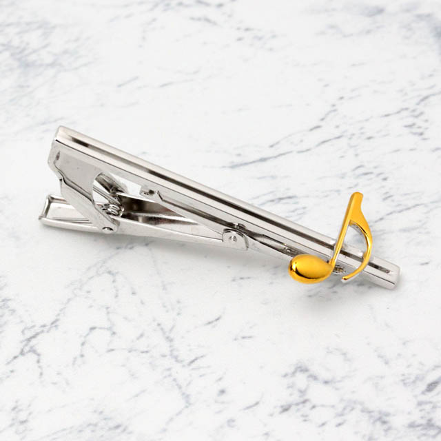 ８分音符 Note SV925 シルバー タイバー タイピン 音楽雑貨 音楽グッズ 音楽アクセサリー