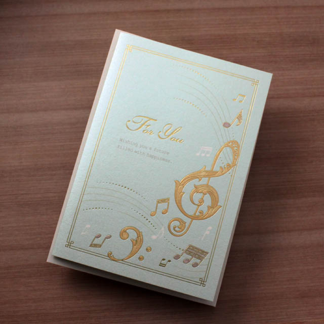 多目的カード ト音記号 ヘ音記号 音楽雑貨 音楽グッズ 音楽ギフト