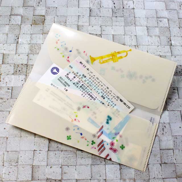 チケットホルダー 《フクロウと音符》 550994 音楽雑貨・アクセサリー