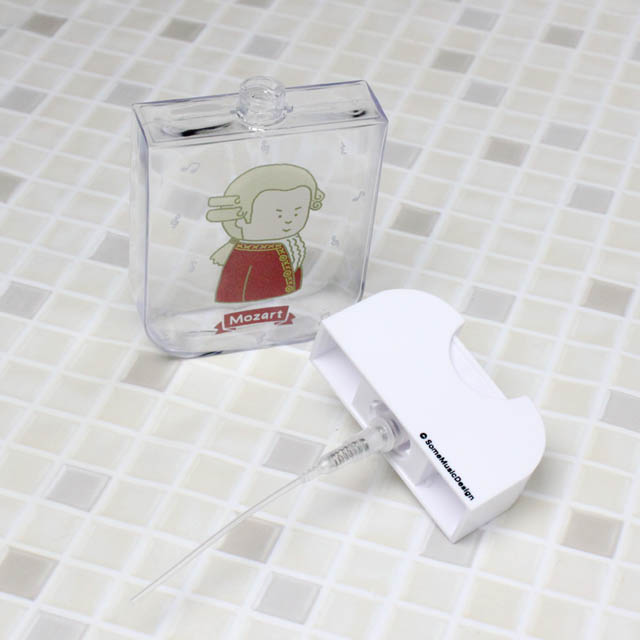 スプレー ボトル モーツァルト 作曲家 音楽雑貨 音楽グッズ 音楽ギフト