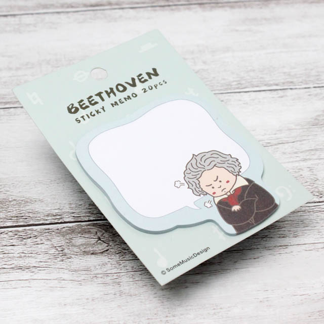 付箋 ベートーヴェン 作曲家 音楽雑貨 音楽グッズ 音楽ギフト