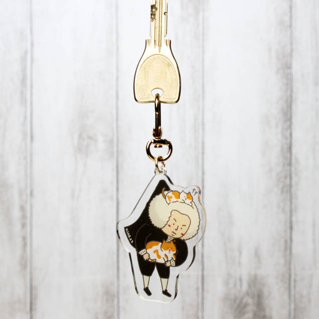 キーホルダー バッハ Bach  作曲家 音楽雑貨 音楽グッズ 音楽ギフト