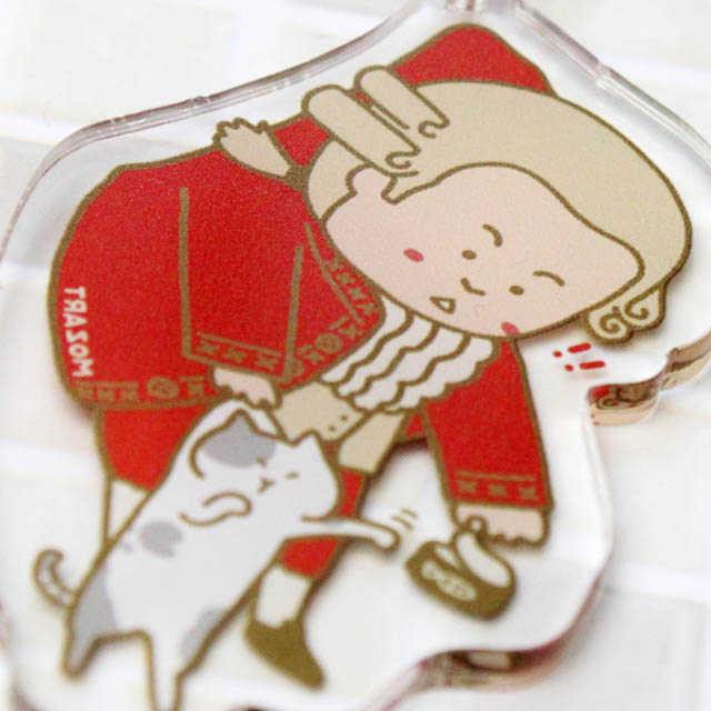 作曲家キーホルダー 《モーツァルト》 102536 音楽雑貨・アクセサリー