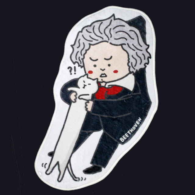 マット ベートーヴェン Beethoven 作曲家 音楽雑貨 音楽グッズ 音楽ギフト