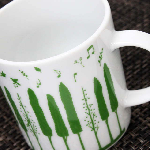 musicForest 鍵盤の森 マグカップ 音楽雑貨 音楽グッズ 音楽ギフト 発表会記念品