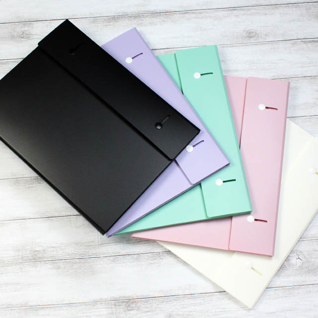 ファイル（上・下） キングジム公式ストア ｜クリアーファイル カキコ ジャバラタイプ 8612