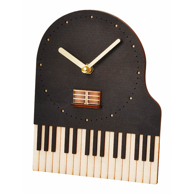 組木パズル 組み木パズル 掛置時計 グランドピアノ 音楽雑貨 音楽グッズ 音楽ギフト