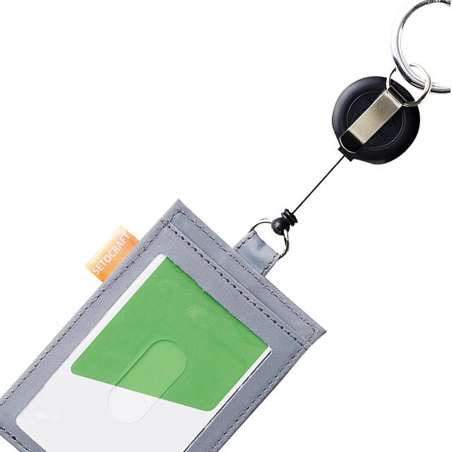 パスケース ピアノ鍵盤 反射素材 リフレクション 音楽雑貨 音楽ギフト