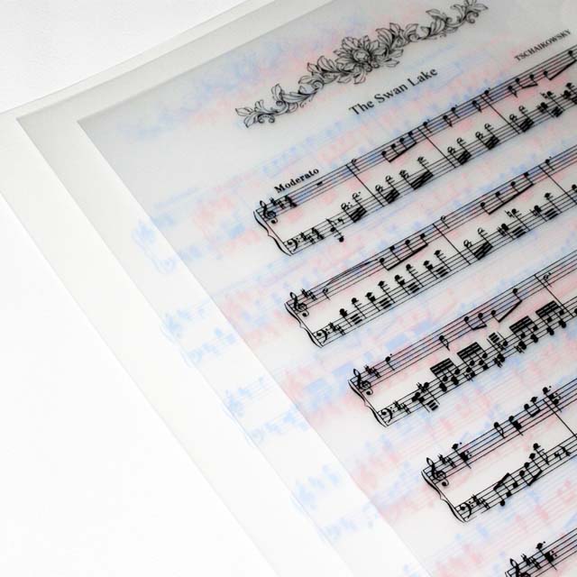 A4 クリアファイル 《 白鳥の湖 》 3枚セット 135673 音楽雑貨