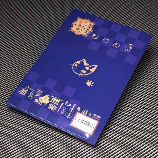 A5版 クリアファイル クリアフォルダ グランドピアノ 音楽雑貨 音楽グッズ