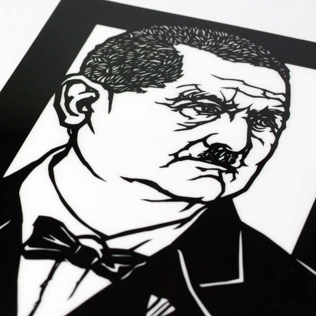 ブルックナー Bruckner クリアファイル クリアフォルダ 切り絵 栗田大地 音楽雑貨 音楽グッズ 音楽文具 音楽ギフト