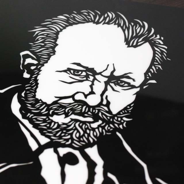 切り絵クリアファイル 《 Tchaikovsky 》 100144 音楽雑貨