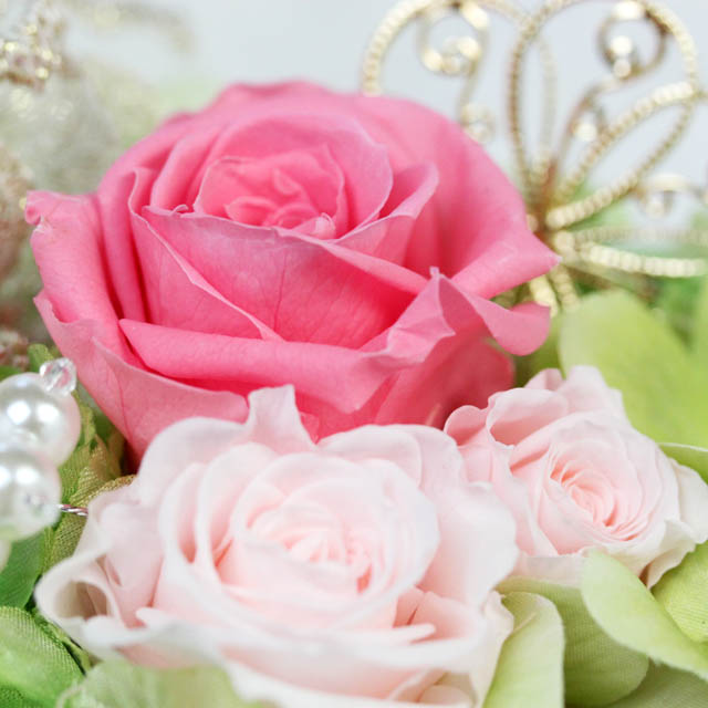 プリザーブドフラワー 《 グランドピアノ 【M】ブラック 》 131811