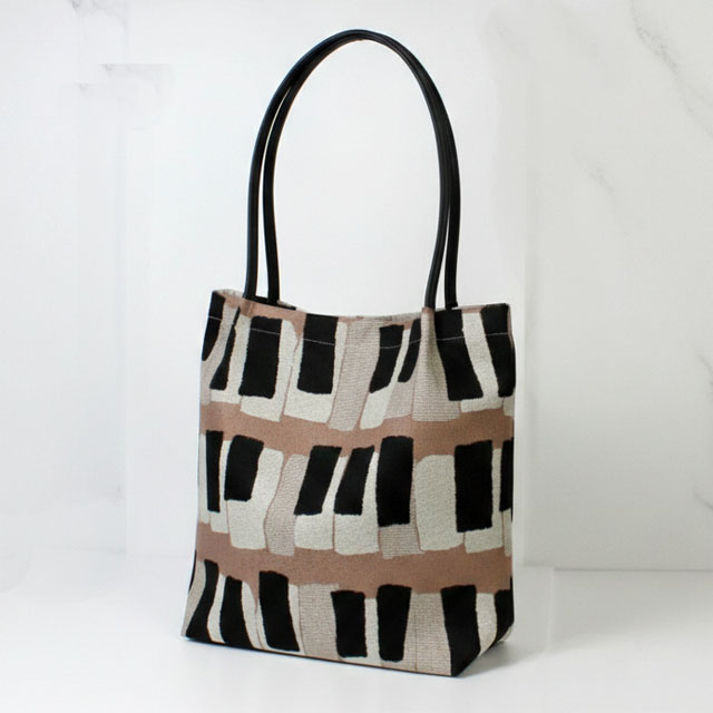 尾州織 トート 《 ピアノ鍵盤 kusumi Pink 》 969631 ○ 音楽雑貨