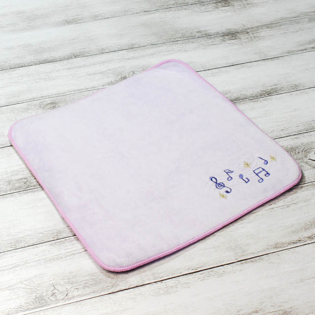 タオルハンカチ 音符 刺繍 音楽雑貨 音楽グッズ 発表会記念品