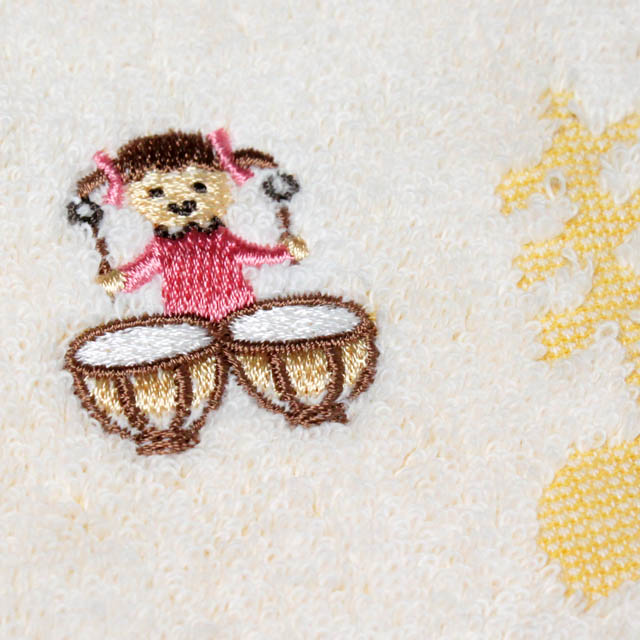 ティンパニ,Timpani, パーカッション,打楽器,チックトーン,ShinziKatoh,タオルハンカチ,音楽雑貨,音楽グッズ,音楽ギフト