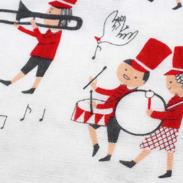 ShinziKatoh マーチングバンド フェイスタオル 音楽雑貨 音楽グッズ 音楽ギフト