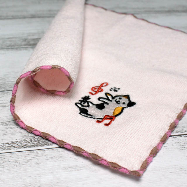 音楽風水ハンカチ ト音記号 音符 音楽雑貨 音楽グッズ 発表会記念品