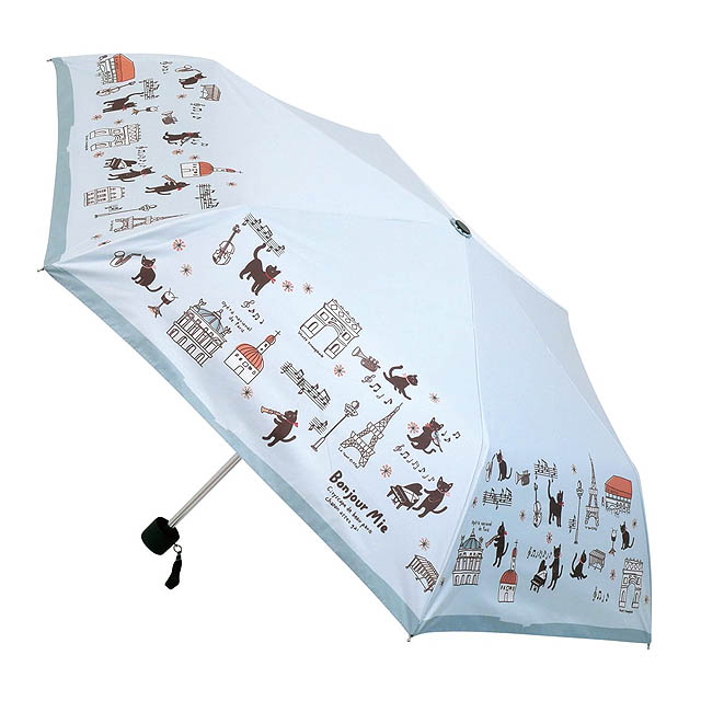 江戸期　レアミニ根付　天然素材　魚　貝　三味線　笛　傘　兎　10点　アンティーク 晴雨兼用折り畳み傘 《 Bonjour Mie パリの音楽隊 》 312402 音楽雑貨