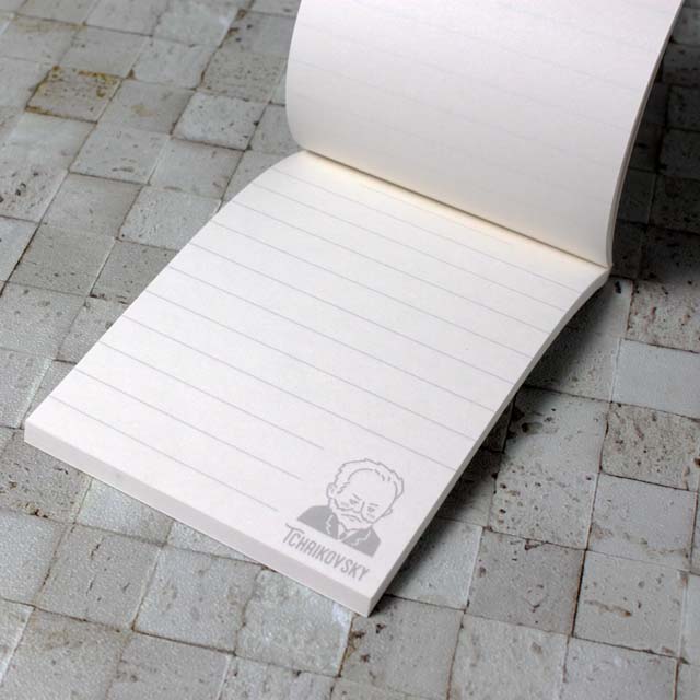 作曲家メモパッド 《 チャイコフスキー 》 103595 音楽雑貨