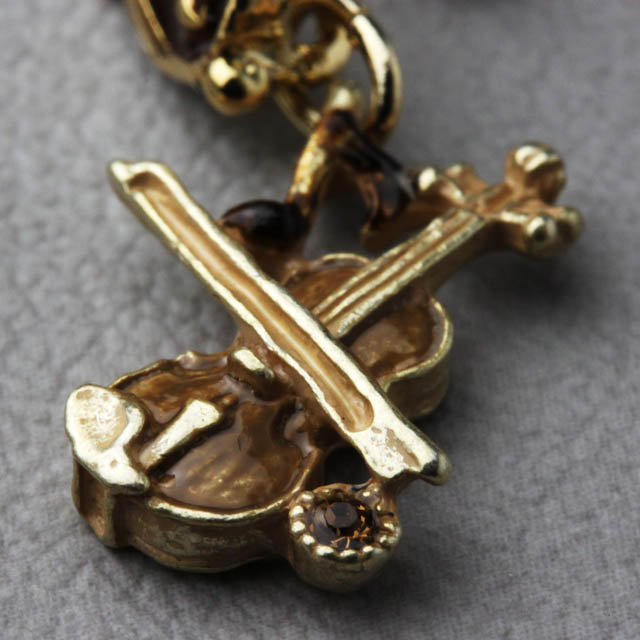 ヴァイオリン ト音記号 ピアス 音楽雑貨 音楽ギフト 音楽アクセサリー