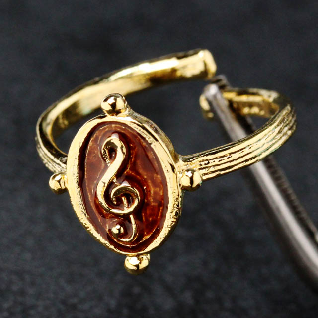 リング 《 ト音記号＆コーダ 》 732255 音楽雑貨・アクセサリー専門店