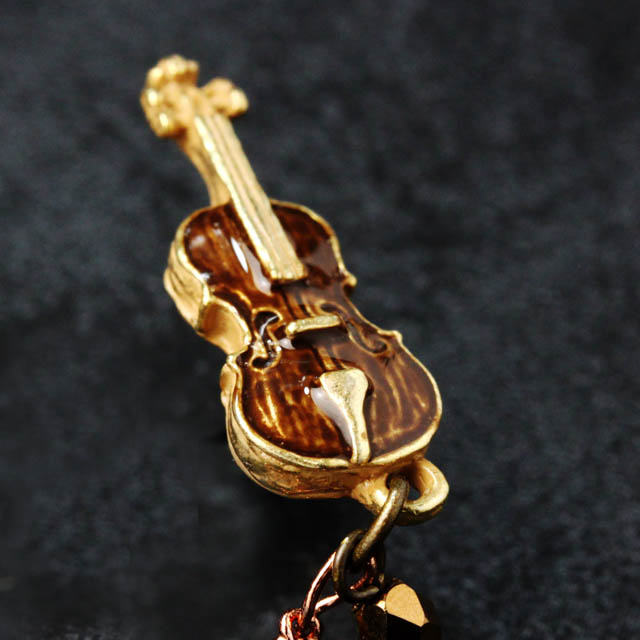 ヴァイオリン ストラディバリ タックピン 音楽雑貨 音楽ギフト 音楽アクセサリー