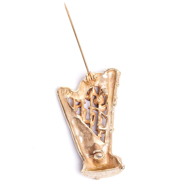 ハープ ブローチ 音楽雑貨 音楽ギフト 音楽アクセサリー