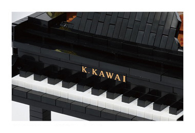 ナノブロック KAWAI グランドピアノ 音楽雑貨 音楽グッズ 音楽ギフト
