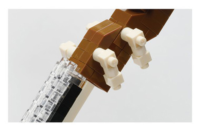 ナノブロック コントラバス ウッドベース 音楽雑貨 音楽グッズ 音楽ギフト