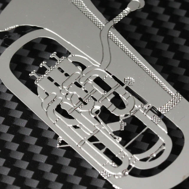 メタル栞 しおり ユーフォニアム Euphonium 音楽雑貨 音楽ギフト音楽グッズ 記念品