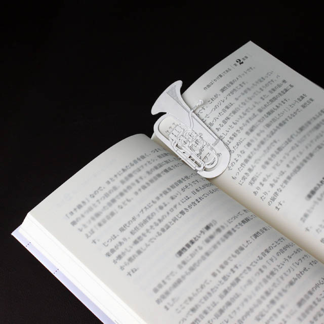 メタル栞 しおり ユーフォニアム Euphonium 音楽雑貨 音楽ギフト音楽グッズ 記念品