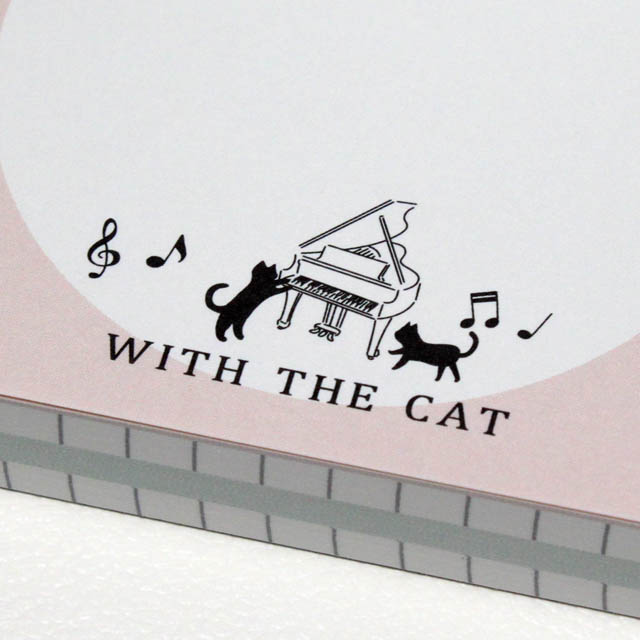 ブロックメモ ピアノ鍵盤 音楽雑貨 音楽グッズ