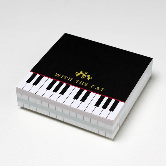 ブロックメモ ピアノ鍵盤 音楽雑貨 音楽グッズ