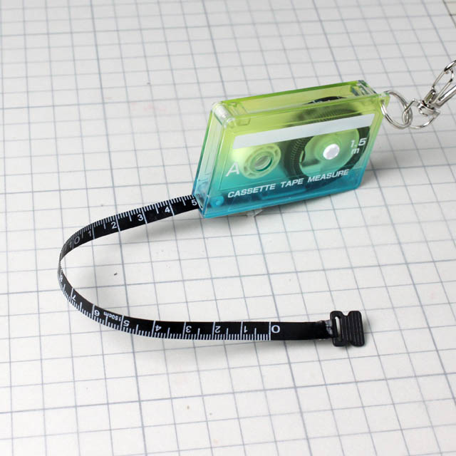 カセットテープ メジャー 巻き尺 音楽雑貨 音楽グッズ