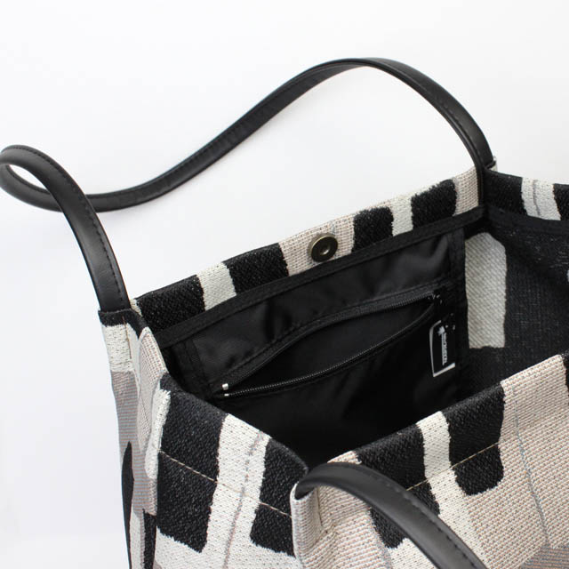 尾州織 ピアノ 鍵盤 トート グレージュ 音楽ギフト 音楽グッズ 音楽雑貨