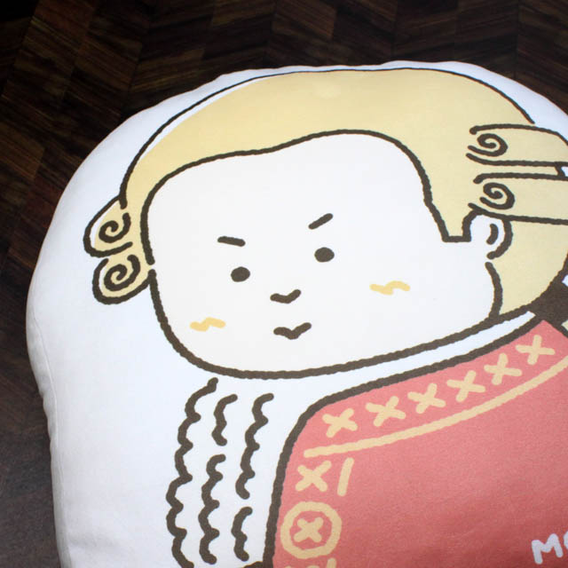 ふにふに ピロー・クッション 《 モーツァルト 》 102871 音楽雑貨