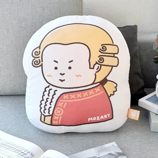 モーツァルト Mozart 作曲家 ピロー クッション 音楽雑貨 音楽グッズ 音楽ギフト