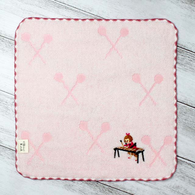 打楽器,マリンバ,Marimba,マレット,チックトーン,ShinziKatoh,タオルハンカチ,音楽雑貨,音楽グッズ,音楽ギフト,発表会記念