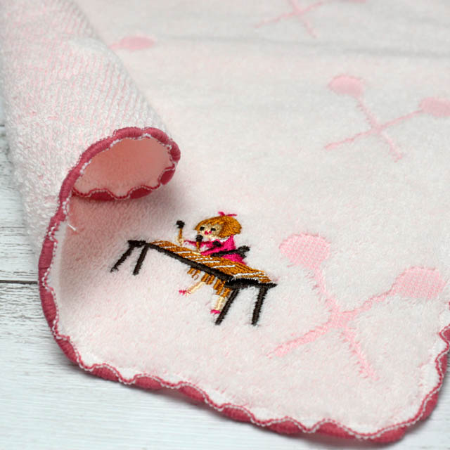 打楽器,マリンバ,Marimba,マレット,チックトーン,ShinziKatoh,タオルハンカチ,音楽雑貨,音楽グッズ,音楽ギフト,発表会記念