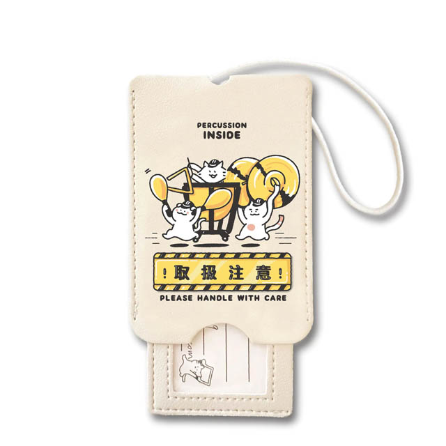 楽器便 ラゲッジタグ 打楽器 Percussion Timpani 音楽雑貨 音楽グッズ 音楽ギフト